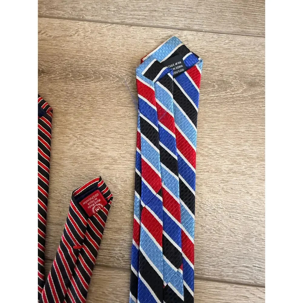Chaps Boys' Patriotic Clip-On Tie Bundle